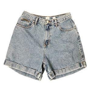 VINTAGE Calvin Klein Jeans Cuff Short Double Stone Wash Women’s 10 Jean Shorts